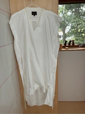 Vivienne Westwood White Sleeveless V-Neck Tunic